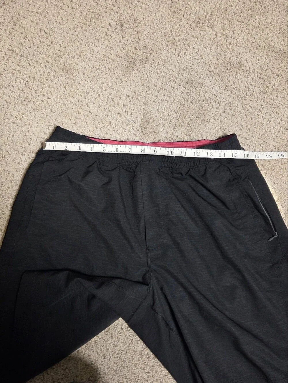 BirdDogs Boom For Your Boomstick Men's XL LONG lined Atheltic Shorts Black Pink